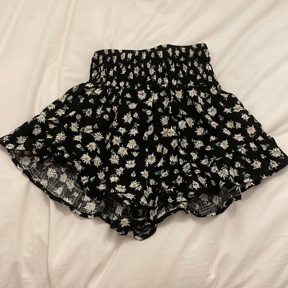 Daisy Floral Print Skirt